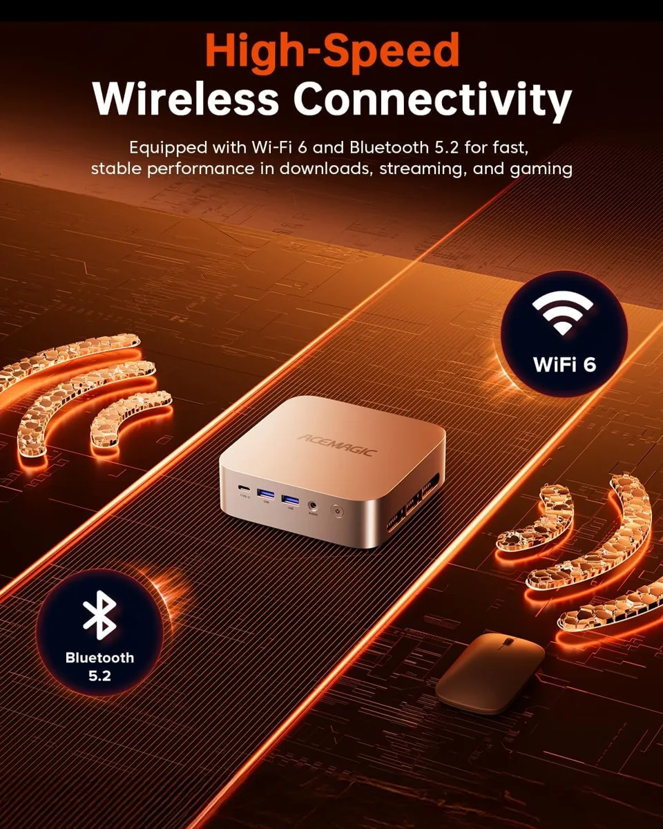 ACEMAGIC K1 with Wi-Fi 6 and Bluetooth 5.2