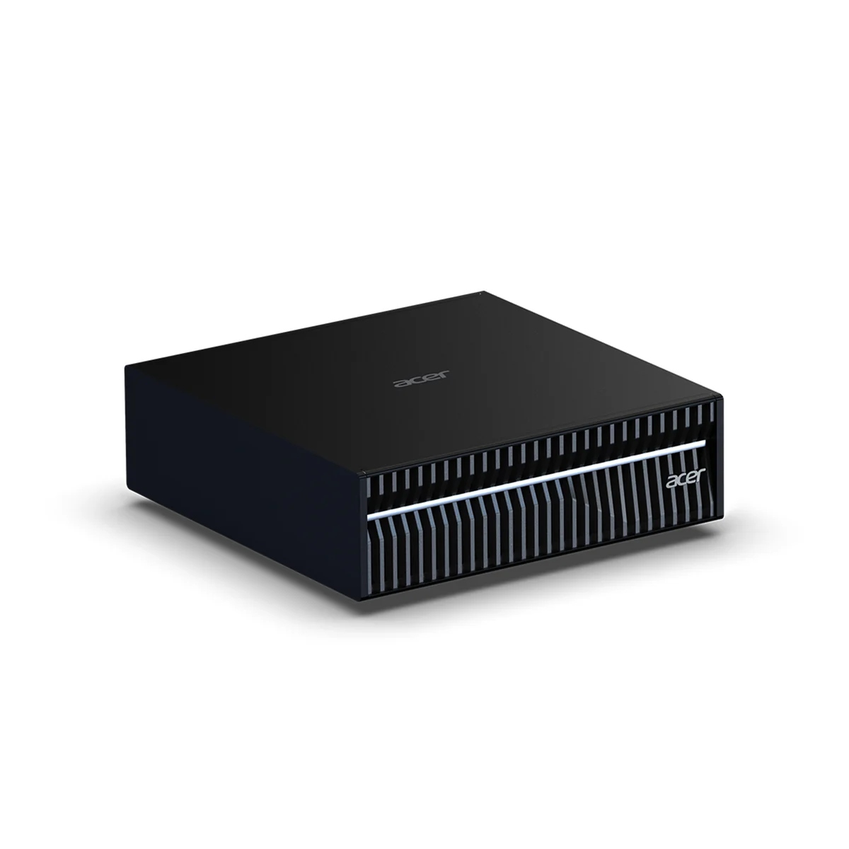 Acer Veriton GN100 GB10 Grace Blackwell AI mini workstation, front three-quarter view
