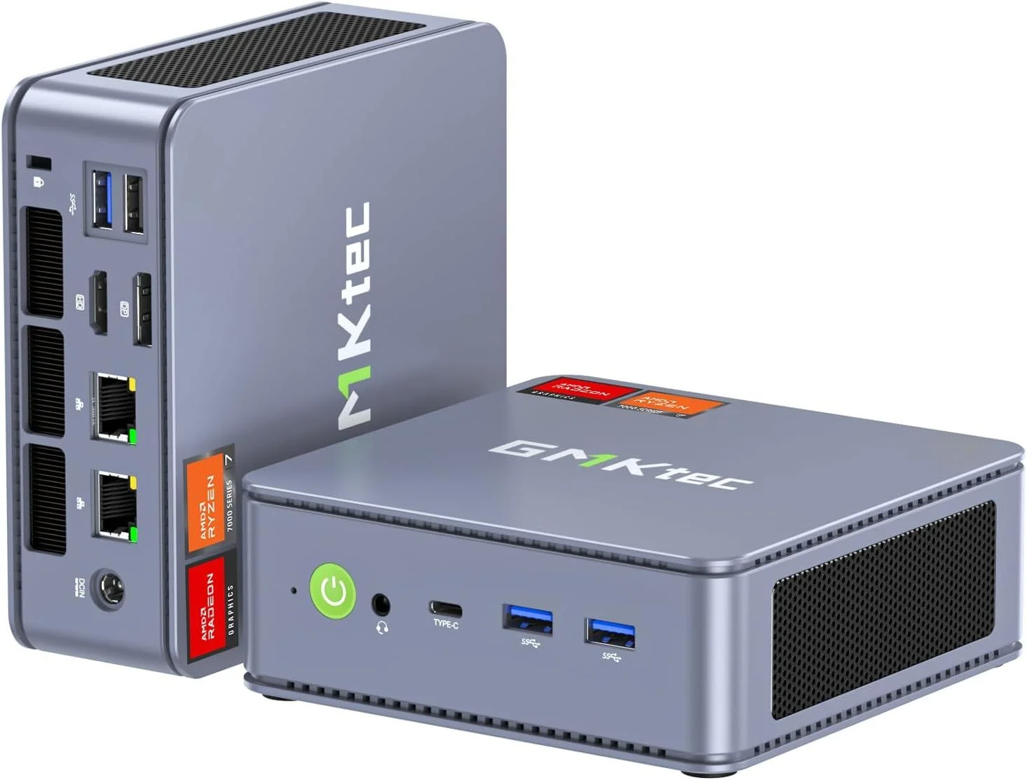 GMKtec NucBox K6 mini PC, front three-quarter view