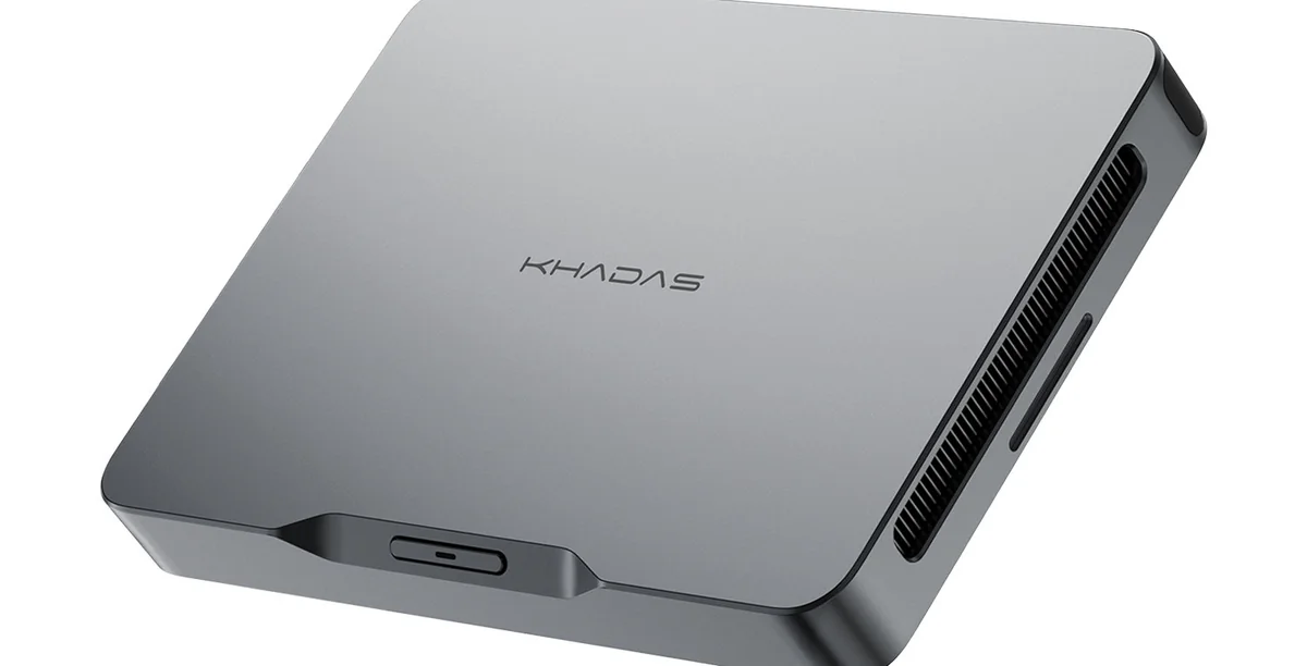 Khadas Mind 2S mini PC, top-down view